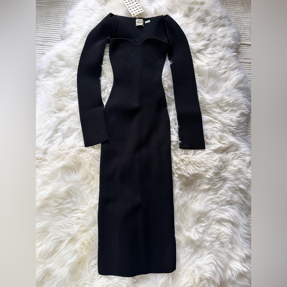KHAITE Beth Long Sleeve Bustier Dress - Picture 5 of 14